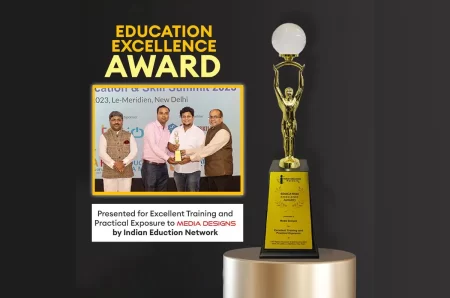 Receive The Education Excellence Award From The Indian Education Network